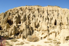Los Aguarales de Valpalmas. Paisaje erosivo en limos de rellenos holocenos